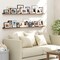 8x10 Picture Frames Set of 4, Display Pictures 5x7 with Mat or 8x10 without Mat, Engineered Wood with Shatter Resistant Plexiglass, Wall Gallery Photo Frames for Wall or Tabletop, Black